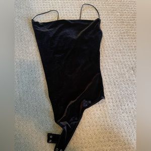 Abercrombie and Fitch women’s velvet black tank top